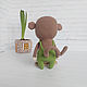 Order Toy monkey Ricky. Вязаные игрушки - Ольга (knitlandiya). Livemaster. . Stuffed Toys Фото №3