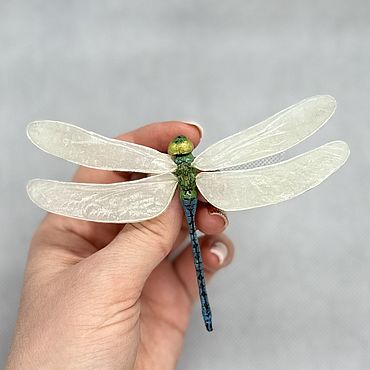 Украшения ручной работы. Ярмарка Мастеров - ручная работа Брошь "СТРЕКОЗА". Handmade.