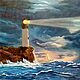 Marine painting Lighthouse 2, Pictures, Novokuznetsk,  Фото №1