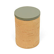 Для дома и интерьера handmade. Livemaster - original item Storage jar with lid 