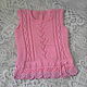 Order Vest for girl 'sweetie'. hand knitting from Galina Akhmedova. Livemaster. . Childrens vest Фото №3