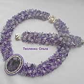 Украшения handmade. Livemaster - original item Necklace: Purple haze. Handmade.