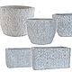Order Pot concrete oval Provence Openwork series grey with white patina. Decor concrete Azov Garden. Livemaster. . Pots1 Фото №3