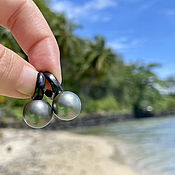Кольцо с морской таитянской жемчужиной