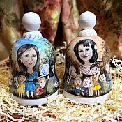 Сувениры и подарки handmade. Livemaster - original item Portrait bells. Handmade.