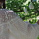 Блузка кремовая БОХО стиль,батист с точками, кружево, Блузки, Орел,  Фото №1
