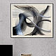 Черно белая абстракция 40 на 50 см Картина на черную стену акрил холст. Картины. Картины от  Ирины. Ярмарка Мастеров.  Фото №6