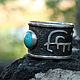 Lakemba ring with turquoise made of 925 sterling silver RO0011. Rings. Sunny Silver. My Livemaster. Фото №6