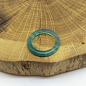 Украшения handmade. Livemaster - original item 15.75 Thin ring green chalcedony. Handmade.