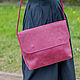 Order Women's leather bag with fuchsia (leather bag). migotobags. Livemaster. . Classic Bag Фото №3