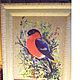 Order the picture winter bullfinch beaded embroidery. paperchest (paperchest). Livemaster. . Pictures Фото №3