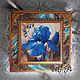 Box 'Irises in stone'. Basket. Handmade with Love. Online shopping on My Livemaster.  Фото №2