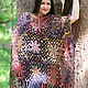Crochet shawl melange beige-mustard-terracotta. Shawls. Lily Kryuchkova (kruchokk). Online shopping on My Livemaster.  Фото №2