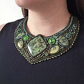 Украшения handmade. Livemaster - original item Necklace with a serpentine Orsinoe Necklace with natural stones. Handmade.