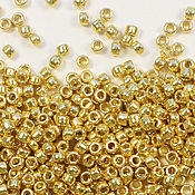 Материалы для творчества handmade. Livemaster - original item Beads Toho15/0 PF557 Japanese beads Toho Gold 5 grams. Handmade.