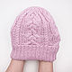 Order Beanie hat with merino/mohair braids. Knitwear shop Fairy Tale by Irina. Livemaster. . Caps Фото №3