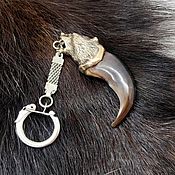 Фен-шуй и эзотерика handmade. Livemaster - original item Keychain bear claw (natural) 4-5 cm. Handmade.