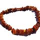 Baltic Amber bead necklace woman Cognac Natural raw amber stone 45 cm. Necklace. BalticAmberJewelryRu Tatyana. Online shopping on My Livemaster.  Фото №2