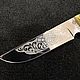 Order Knife 'Plastun' (etching Spider pattern). Мастерская Русич - Подарки для мужчин! (bestklinok52) (bestklinok52). Livemaster. . Knives Фото №3