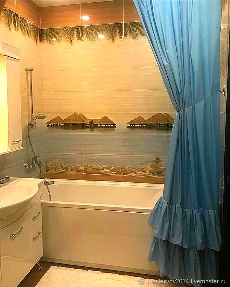 валберис шторы в ванную