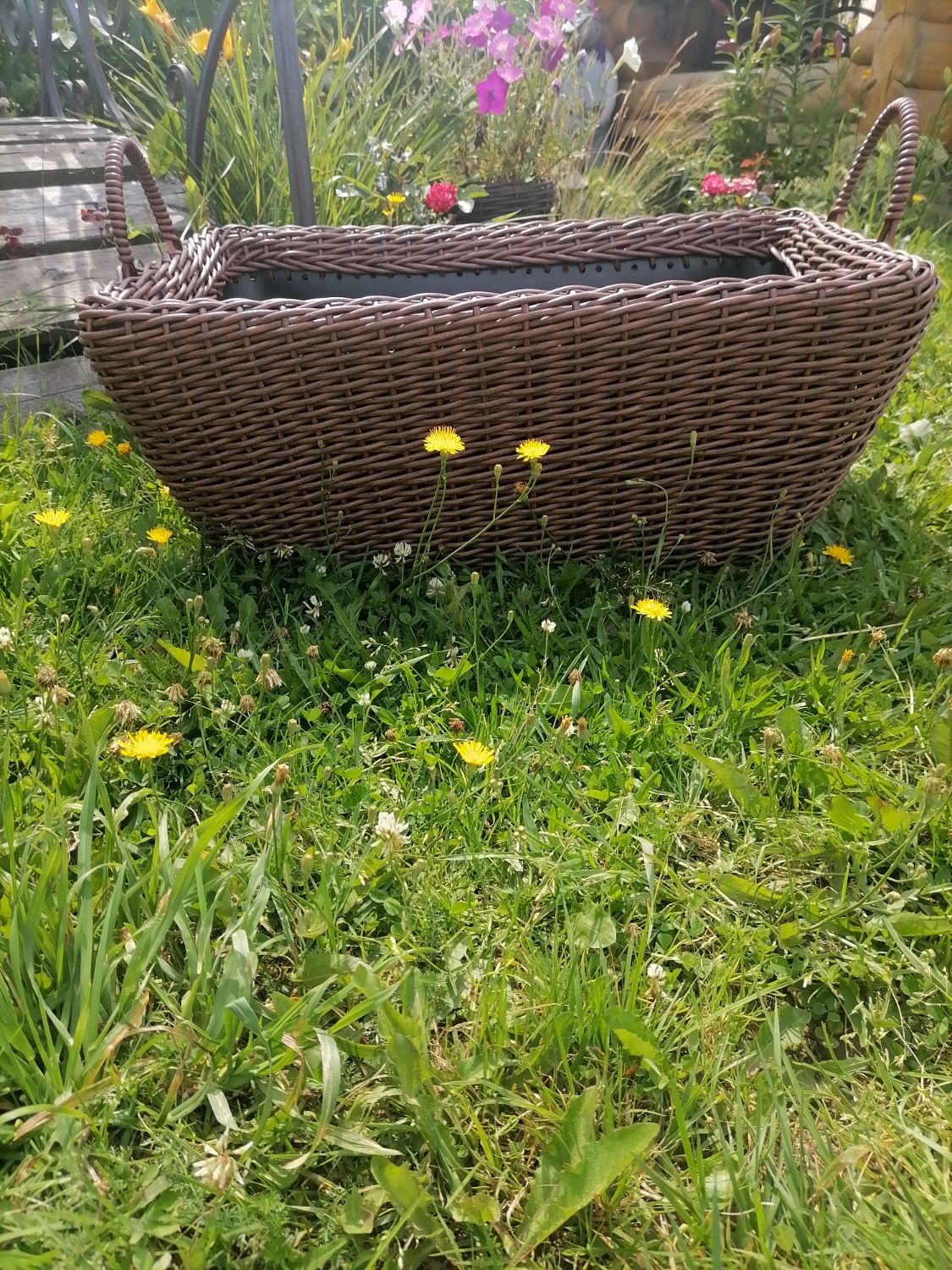 Дровница из ротанга в интернет-магазине Ярмарка Мастеров по цене 3600 ...