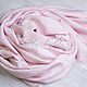 Pink wool scarf from Dior fabric. Shawls1. Platkoffcom. My Livemaster. Фото №5