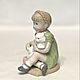 Винтаж: "Девочка с котенком", Lladro, Испания. Статуэтки винтажные. Елена thing_with_history. Ярмарка Мастеров.  Фото №4