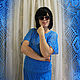  Блузка голубая Голубизна, Блузки, Прохладный,  Фото №1