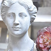 Дача и сад handmade. Livemaster - original item Pots-a bust of Venus made of concrete antique style pot vase. Handmade.