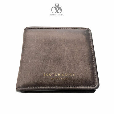 Сумки ручной работы. Ярмарка Мастеров - ручная работа Кожаное портмоне SCOTCH & SODA с монетным карманом. Голландия. Handmade.