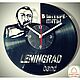 Watch from a vinyl record ' Leningrad Group'. Vinyl Clocks. dima-ren. Online shopping on My Livemaster.  Фото №2