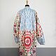Order Uzbek robe made of suzane and ikat. Boho coat, caftan. CHT032. businka34. Livemaster. . Robes Фото №3