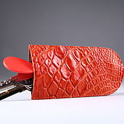Сумки и аксессуары handmade. Livemaster - original item Housekeeper made of genuine crocodile leather, length 14 cm. IMA0186O5. Handmade.