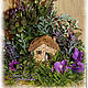 Order Interior composition 'Forest house fairies violets'. Skaskilesa. Livemaster. . Composition Фото №3