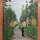 Painting Autumn Park: autumn, landscape, lone female figure, nature. Pictures. Netta Plans. Online shopping on My Livemaster.  Фото №2