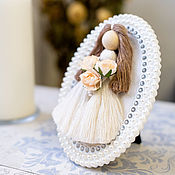 Для дома и интерьера handmade. Livemaster - original item Doll Macrame. Wedding gift. Handmade.