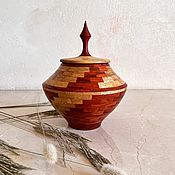 Деревянная ваза «Буковая талия»