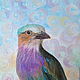 Order An oil painting of a bird with a character. Pictures for the soul. Livemaster. . Pictures Фото №3