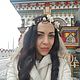 Венок  "Зимняя вишня". Украшения для причесок. Наталья Киосе (Kiosenatalia). Ярмарка Мастеров.  Фото №6