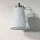 Grey Cone - wall lamp. Sconce. Elena Zaychenko - Lenzay Ceramics. My Livemaster. Фото №5