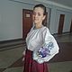 Blouse with 'Iris'. Blouses. MARUSYA-KUZBASS (Marusya-Kuzbass). Online shopping on My Livemaster.  Фото №2