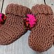 booties: A set of knitted socks for kids. Babys bootees. The magic of knitting. My Livemaster. Фото №4