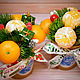 Bouquet of tangerines in craft pots, Soap, Moscow,  Фото №1