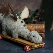 Куклы и игрушки handmade. Livemaster - original item Dragon on trolley. Handmade.