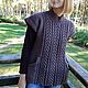 Women's knitted vest (jumper tank top) brown fashion 2021, Vests, Voronezh,  Фото №1