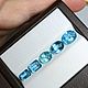 Апатит Параиба 0,87ct, 1,31ct, 1,45ct, 1,84ct, 1,90ct. Бусины. Астрологический подбор камней. Ярмарка Мастеров.  Фото №5