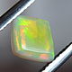 Полихромный эфиопский опал "Арлекин" 1,15 ct ( 10*9*3-4 мм), Кабошоны, Красноярск,  Фото №1