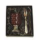 Set egoist 'MAPLE LEAF' (lafitnik and fork). Gifts for February 23. Souvenirs for hunters and fishermen. My Livemaster. Фото №6