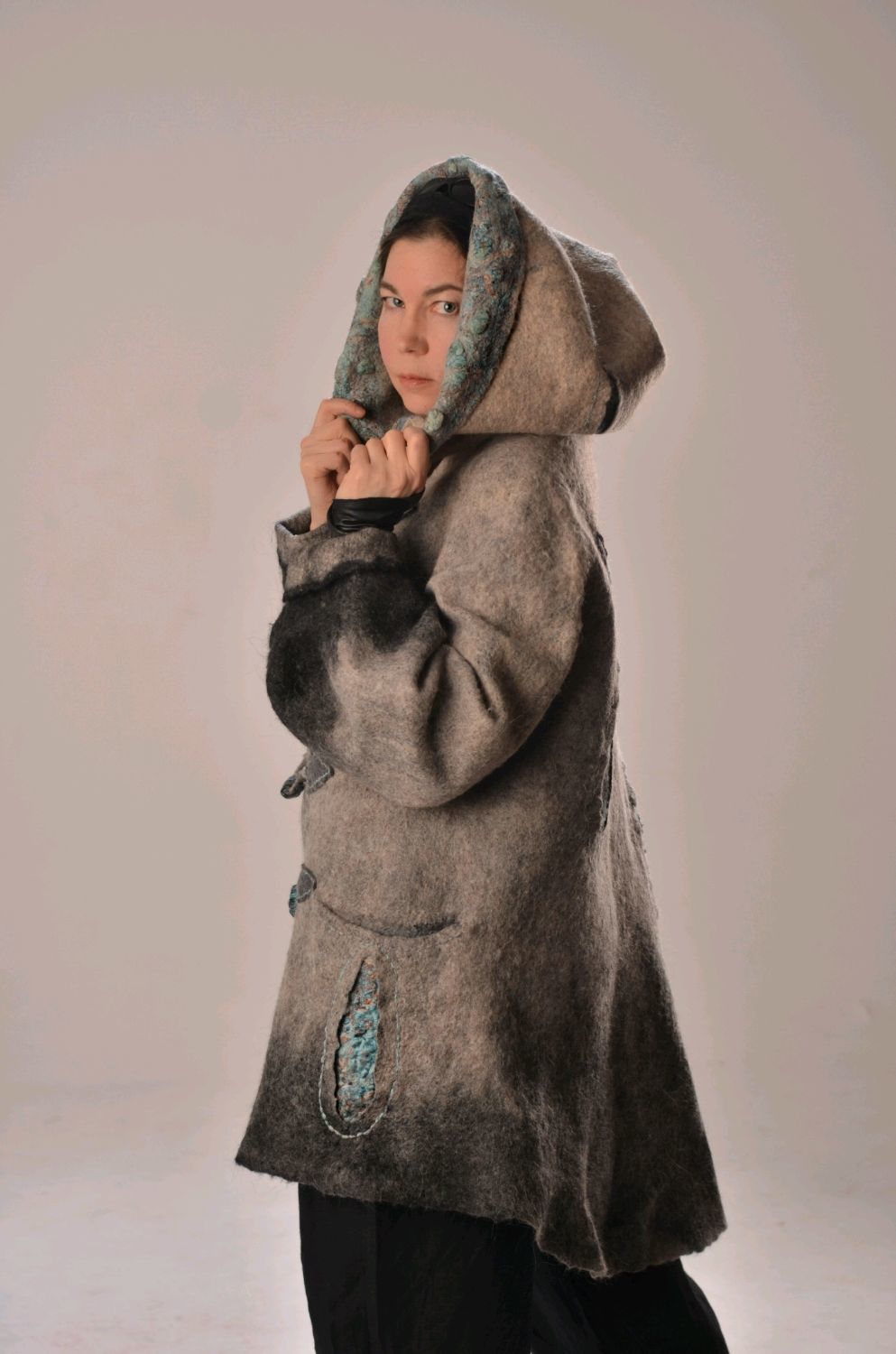 Валяное пальто из альпаки, Пальто, Москва,  Фото №1