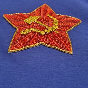 Материалы для творчества handmade. Livemaster - original item Embroidery Star of October. Handmade.